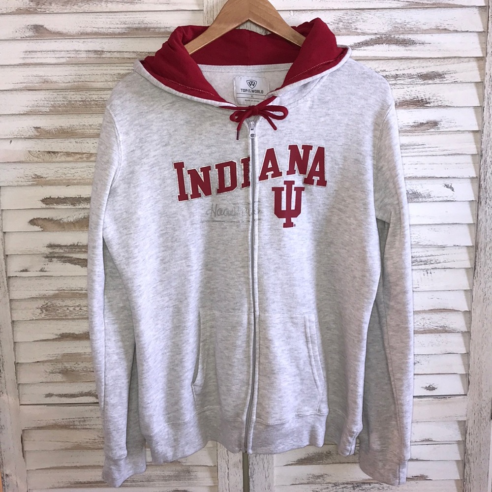NWOT IU Top Of The World Hoosiers Hoodie/Jacket XL